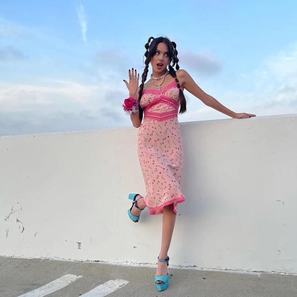 Betsey Johnson This Buds for You Olivia Rodrigo Prom Dress